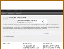 Tablet Screenshot of guv.com